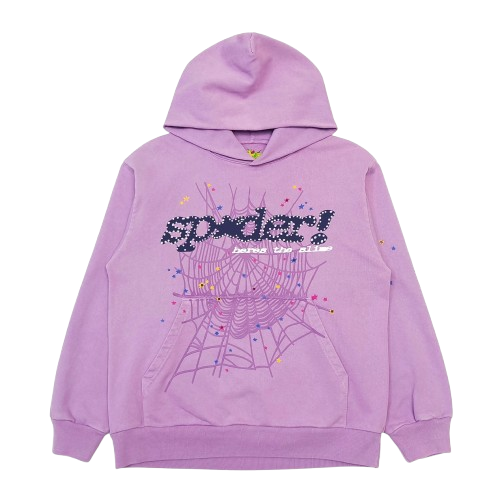 Sp5der Hoodie Purple