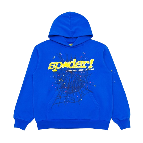 Sp5der Hoodie Blue