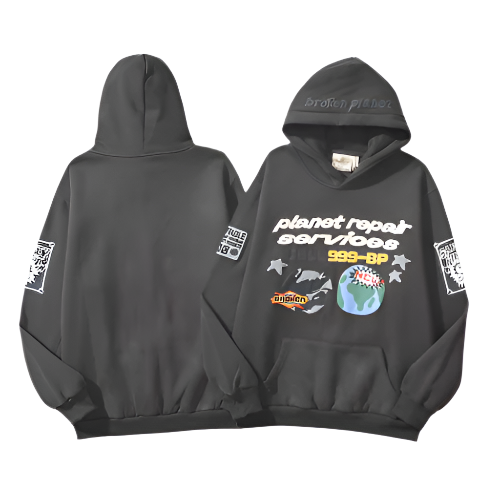 Broken Planet Hoodie - DripHeavenBg