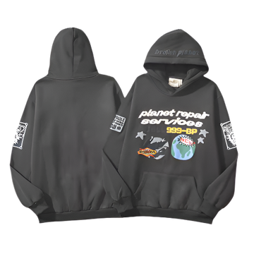 Broken Planet Hoodie - DripHeavenBg