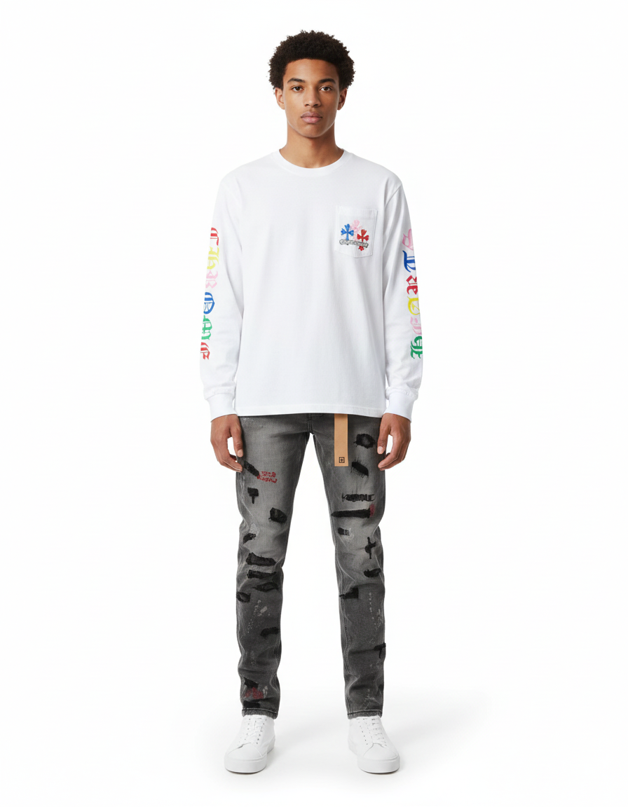 Chrome Hearts + Ksubi Jeans