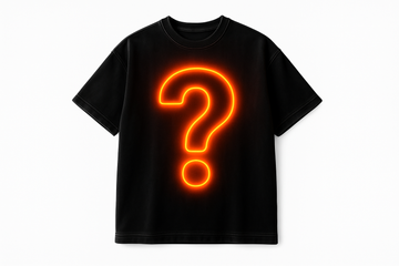 DripHeavenBg Mystery Tee - Orange Question Mark