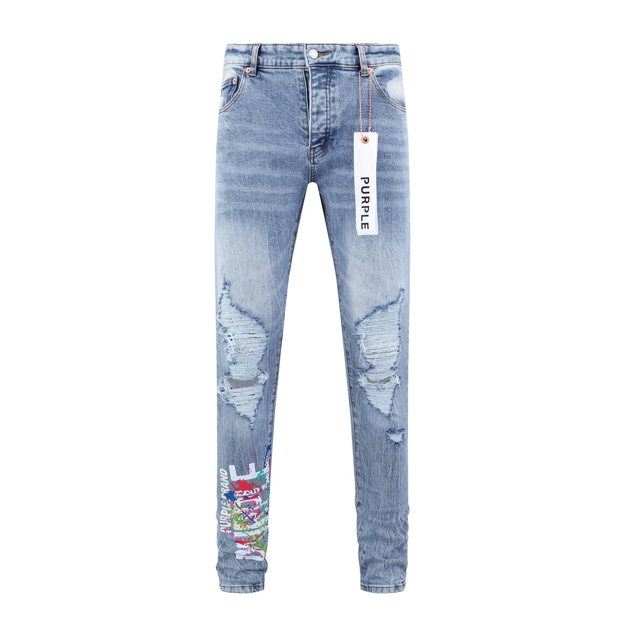 Purple Jeans Blue